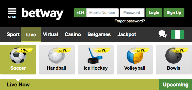 Betway Sports Live Betting